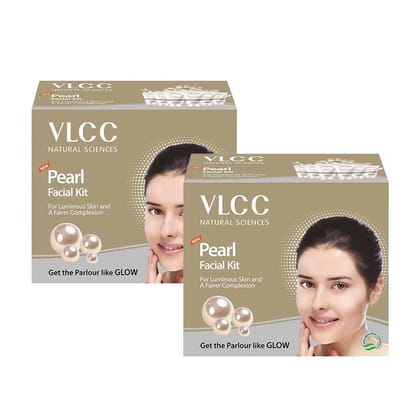 VLCC Pearl Single Facial Kit (60 gm each) Pack of 2