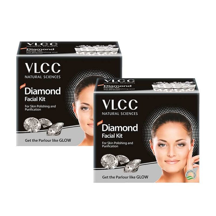 VLCC Diamond Single Facial Kit (60 gm each) Pack of 2