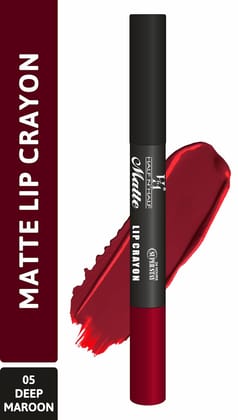 Buy 1 Get 1 Free! Matte Lip Crayon - 05 Deep Maroon