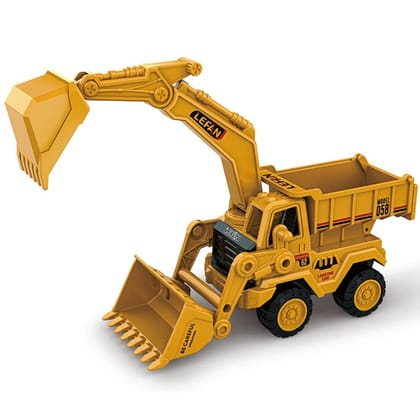 KTRS ENTERPRISE Unbreakable Construction Vehicles for Kids Pretend Play Toy Trucks Bulldozer Play Set Building Vehicles Set