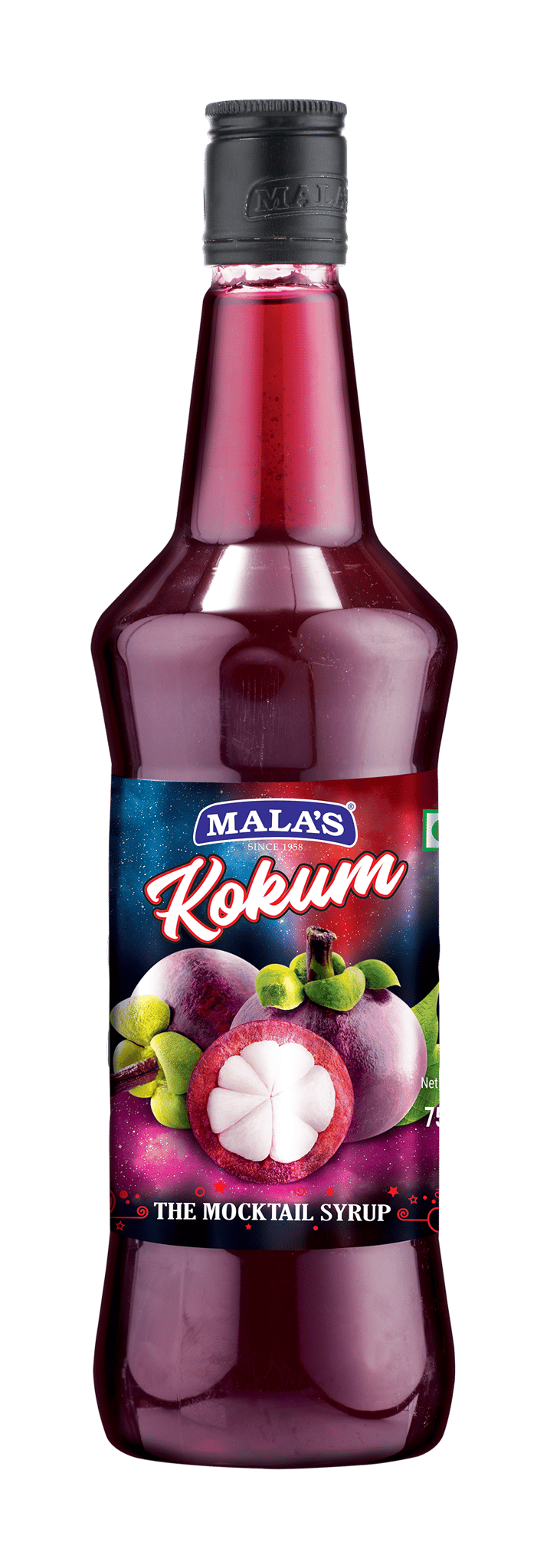 Mala's Kokum Cordial Syrup 750 ml for Mocktail & Cocktail