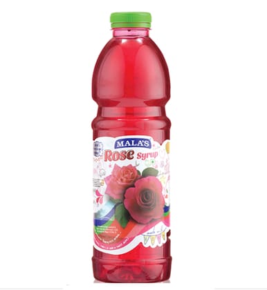 Malas Rose Syrup 1000ml Pet Bottle