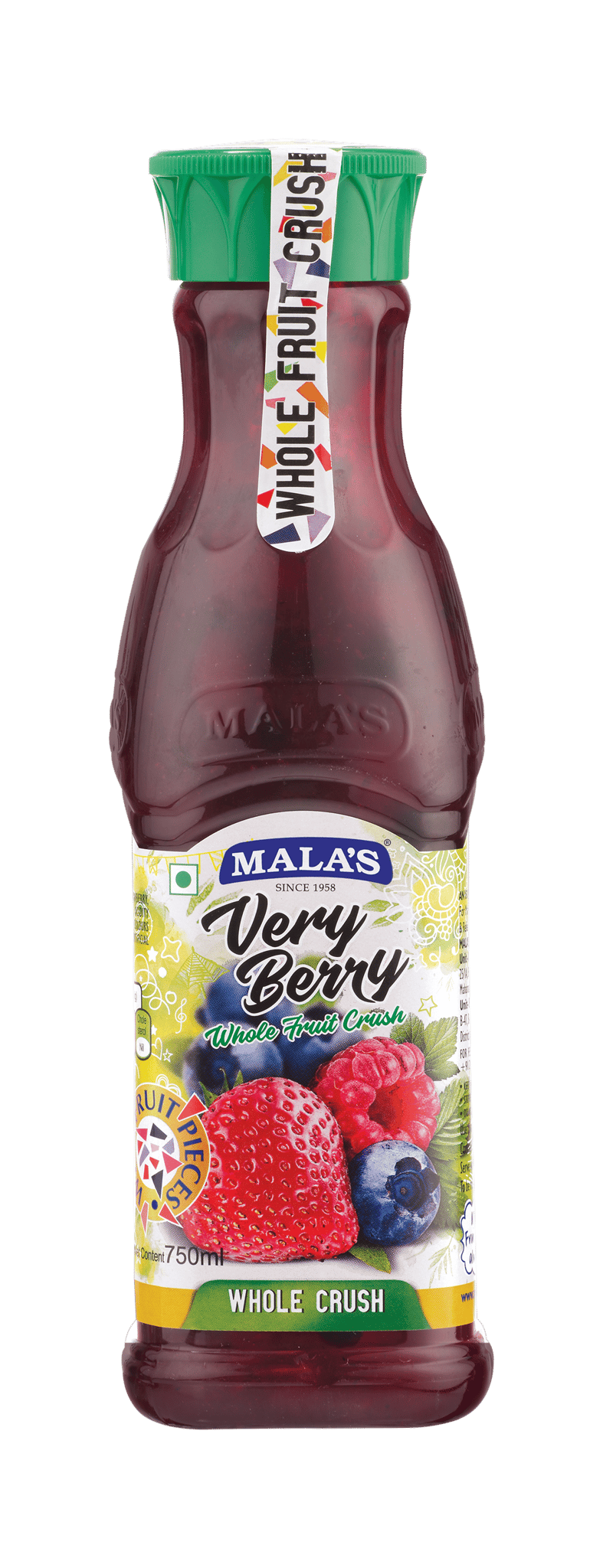 Mala's Verry Berry Whole Crush 750 ML Pet Bottle