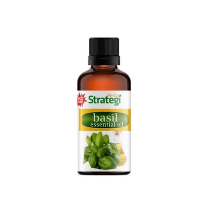 Herbal Strategi Basil Essential Oil 15 ML