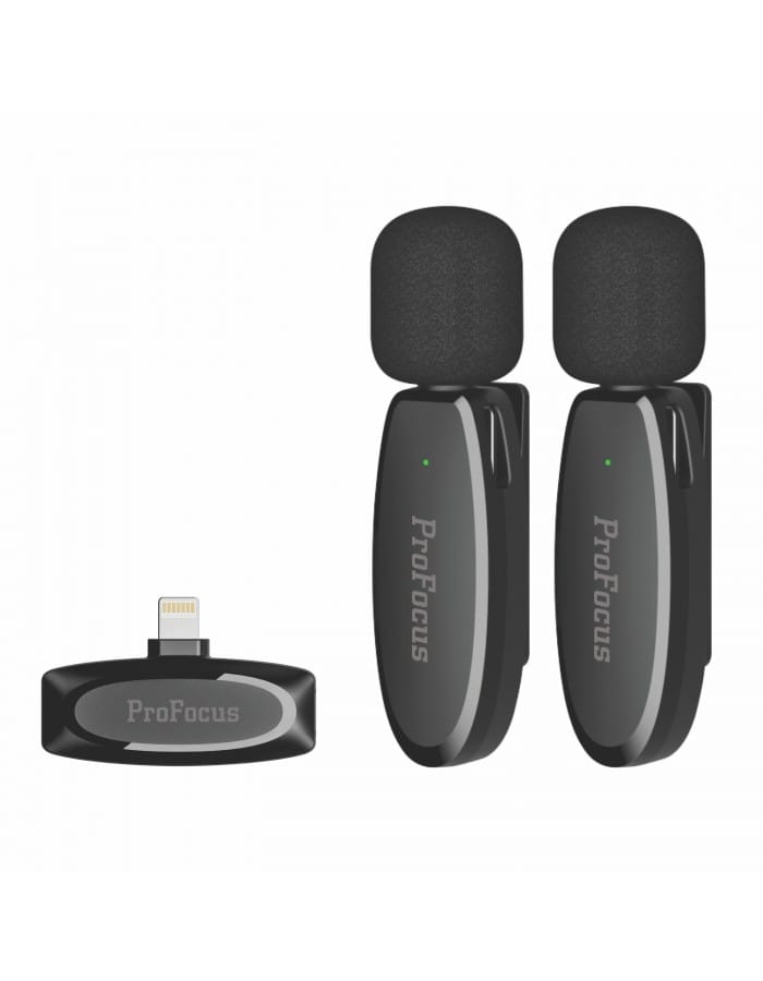 Smart Microphone By ProFocus (AP003) Lightning Receiver, Plug & Play For Your Apple Smartphones