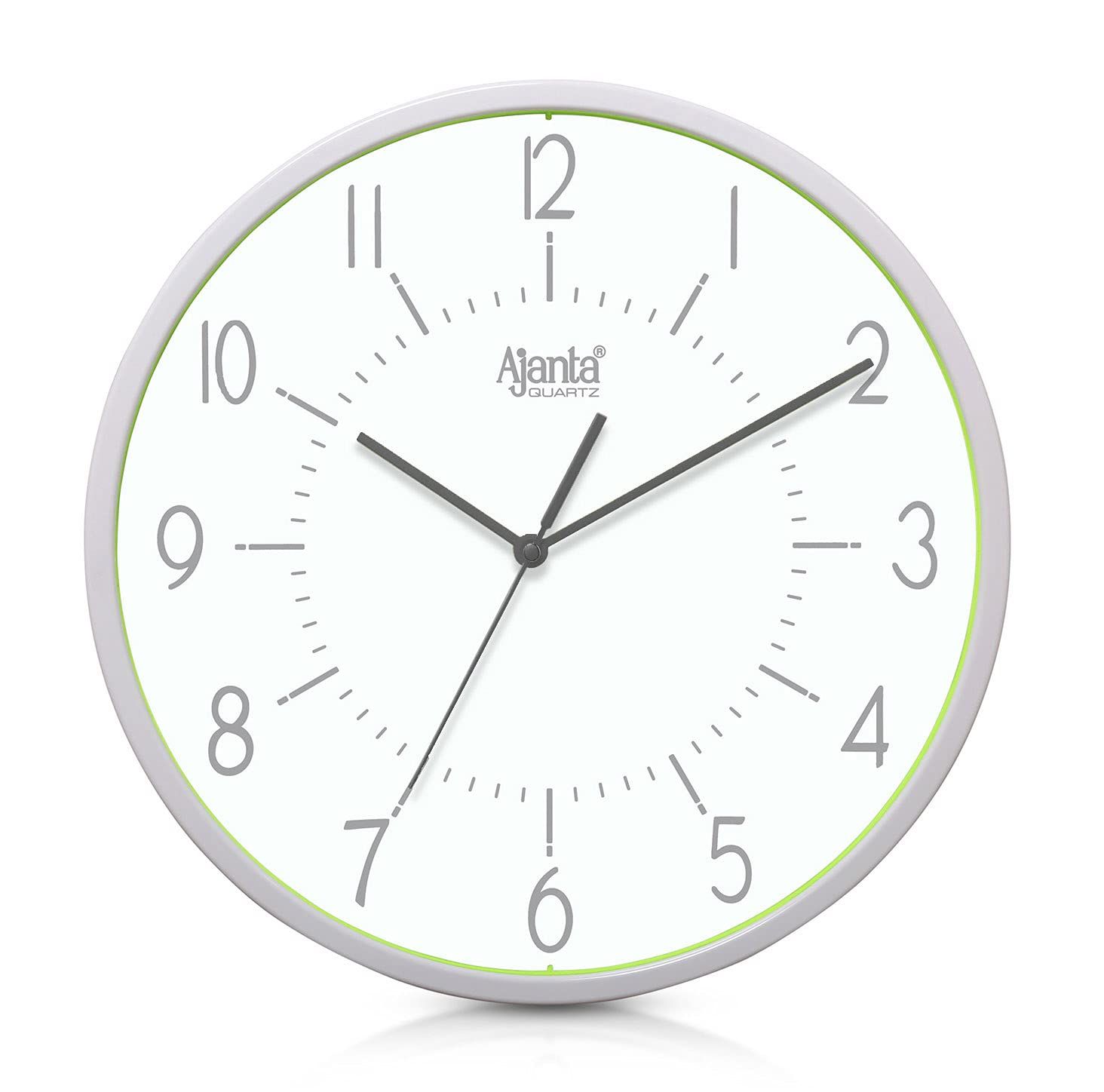 Buy Ajanta Yellow Plastic Analog Standard Wall Clock with Glass (30 x 30  cm) AQ-5927 Online at Best Prices in India - JioMart.