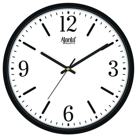 Buy Ajanta Quartz Plastic Silent Sweep Movement Vintage Wall Clock (Brown,  366 x 57 x 367 mm) Online at Low Prices in India - Amazon.in