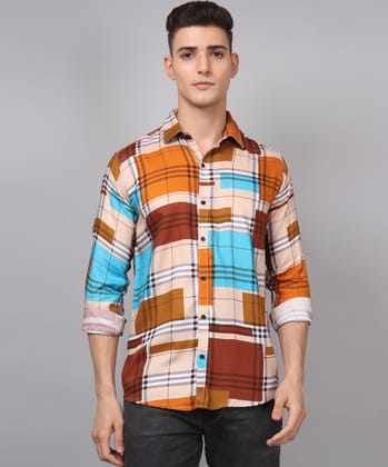 Printed Multi Colored Men's Shirt