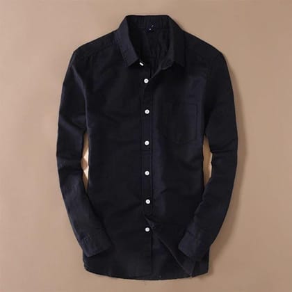 Black Linen Shirt