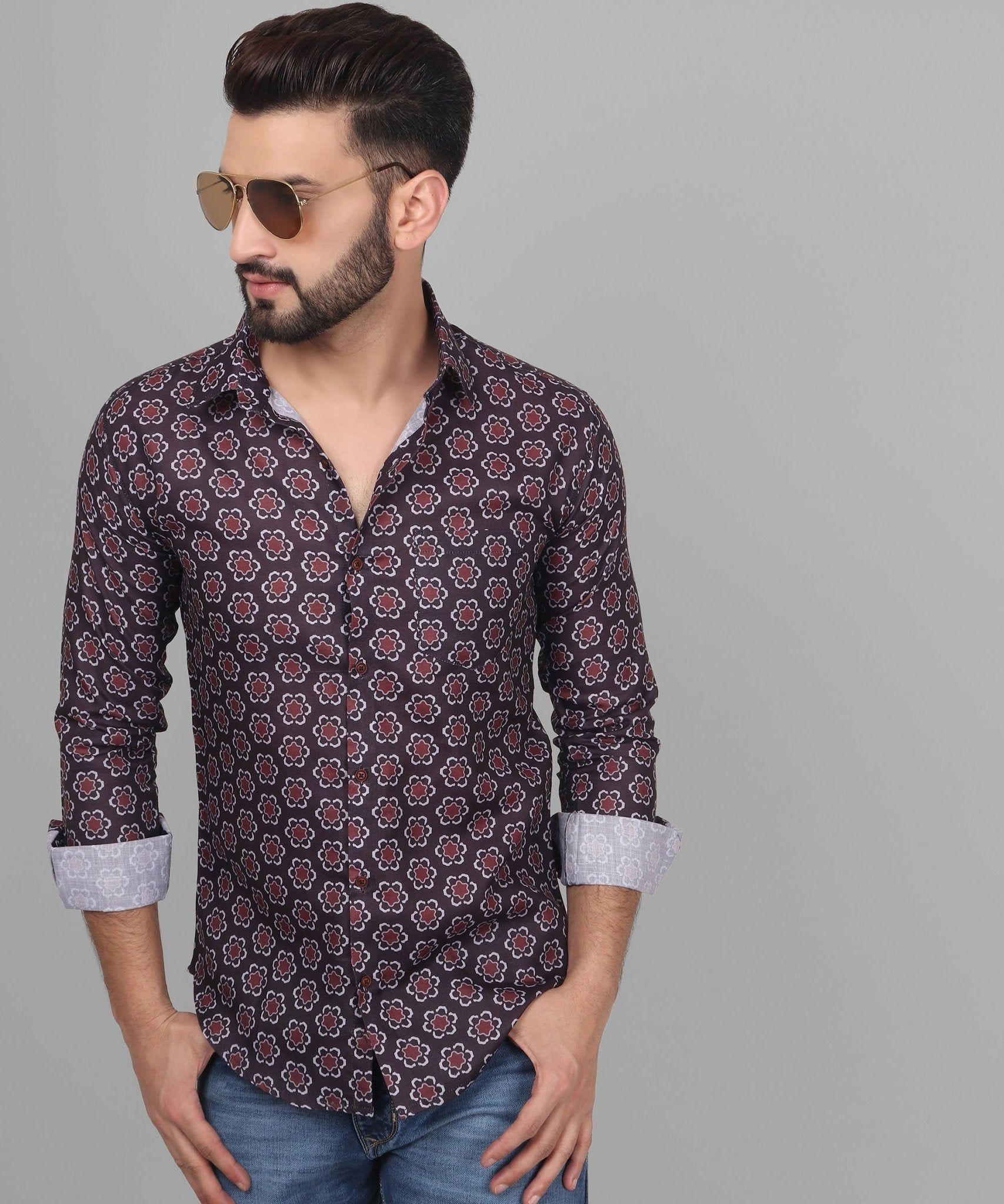 Grande Men's Printed Shirt