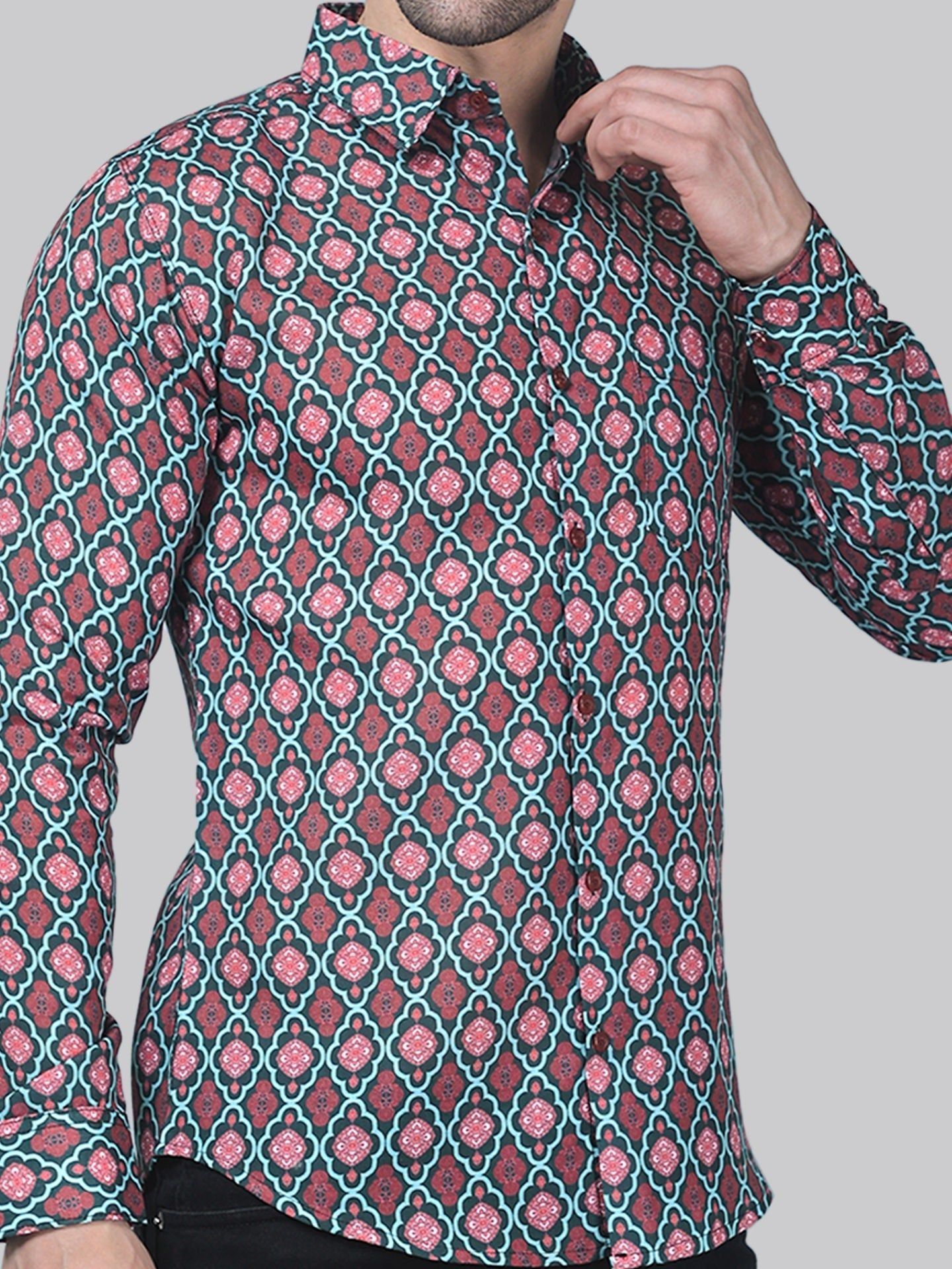 Avant-garde Men's Printed Shirt