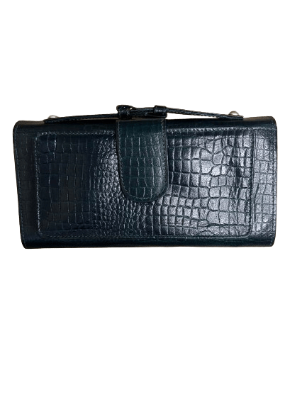 Women Black Genuine Leather Wallet