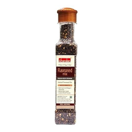 Chandan Mouth Freshener Flaxseed Mix, Trinka Bottle, 70 grms