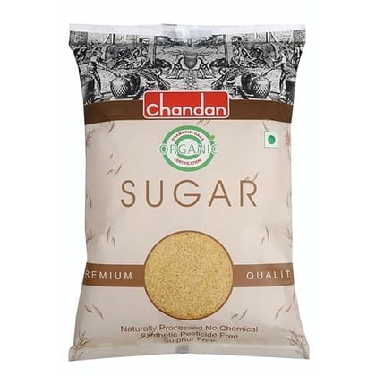 Chandan Organic Sugar Quality 1 kg | Brown Sugar | Prime Quality - Rich in Minerals | Naturally Processed | No Chemical | Sulphur Free