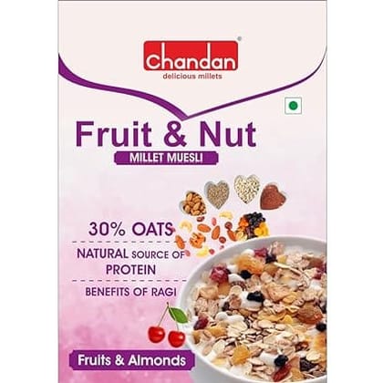 CHANDAN DELICIOUS MILLTES FRUIT & NUT MILLET MUESLI 400G