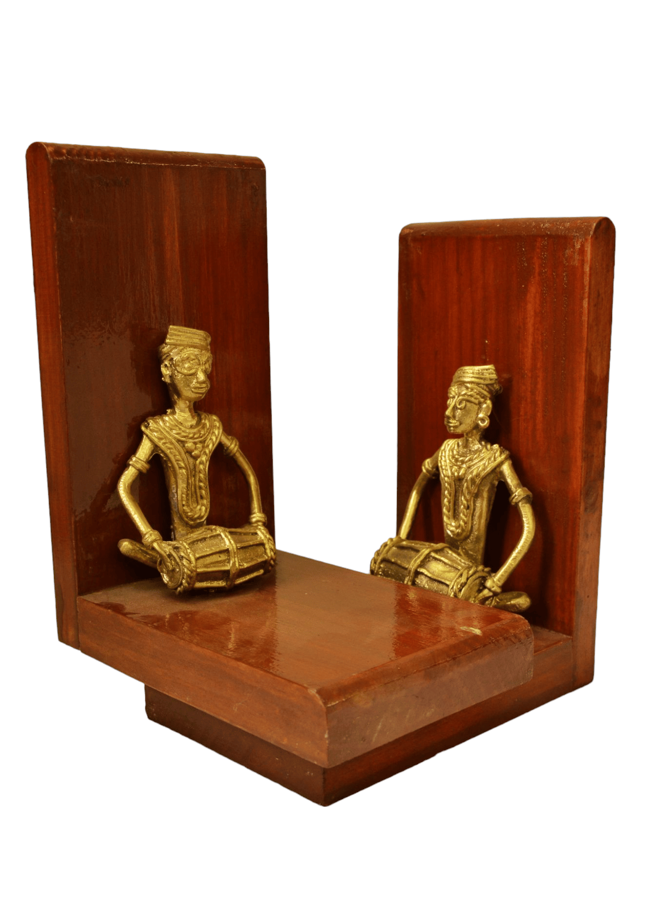 Jharcraft Bookend (man playing mandar) DK00674