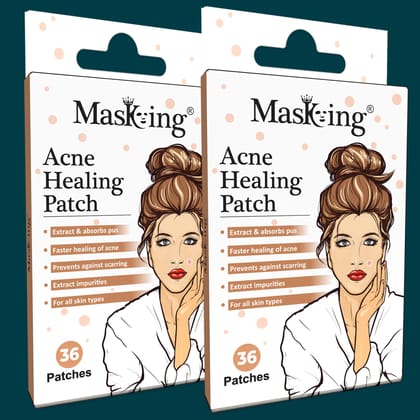 Masking Acne Pimple Patch for Face - Invisible Patch, Hydrocolloid Pimple Patches 72 Dots (Pack 02)