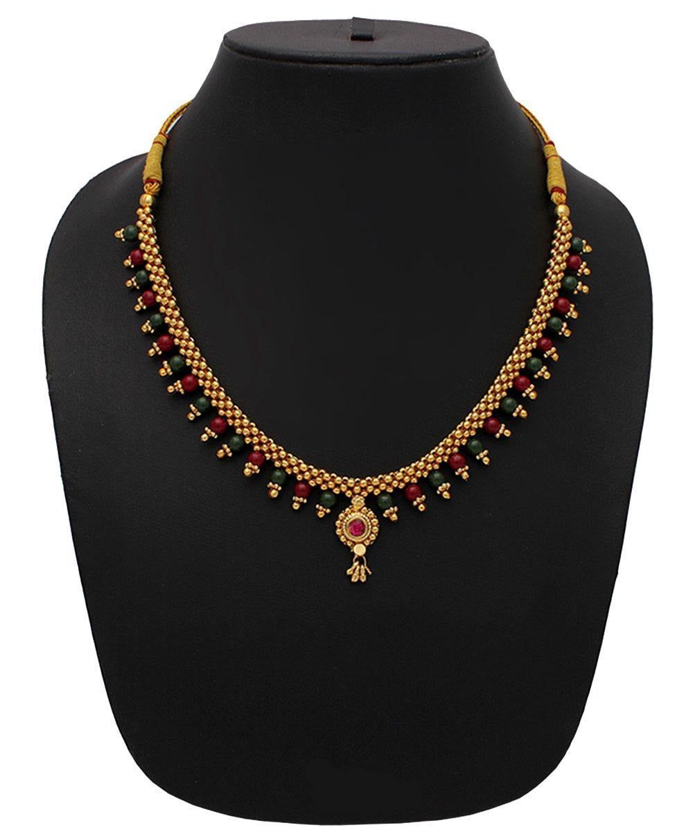 Multi Coloured Thushi Necklace