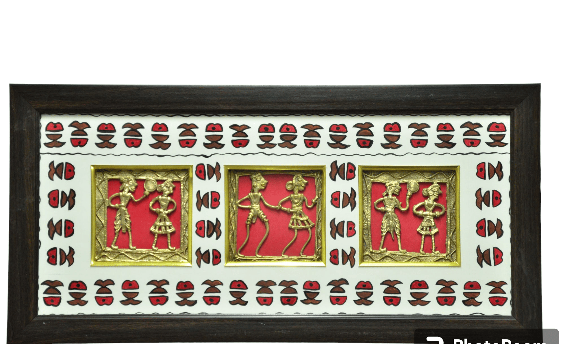 Jharcraft Sohrai Painting 2 Fig Frame (DK00679)