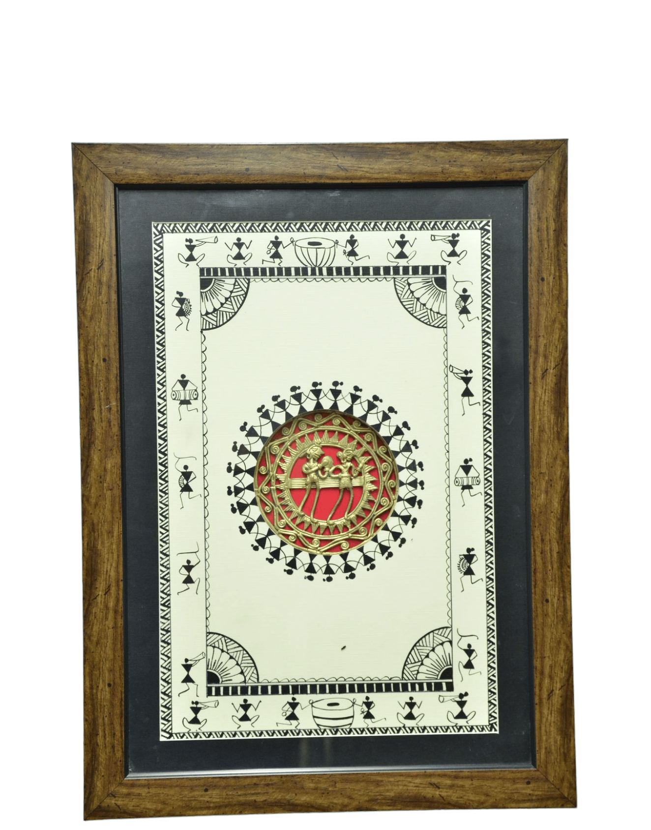 Jharcraft Dhokra With Sohrai Paint Frame (FR00311)