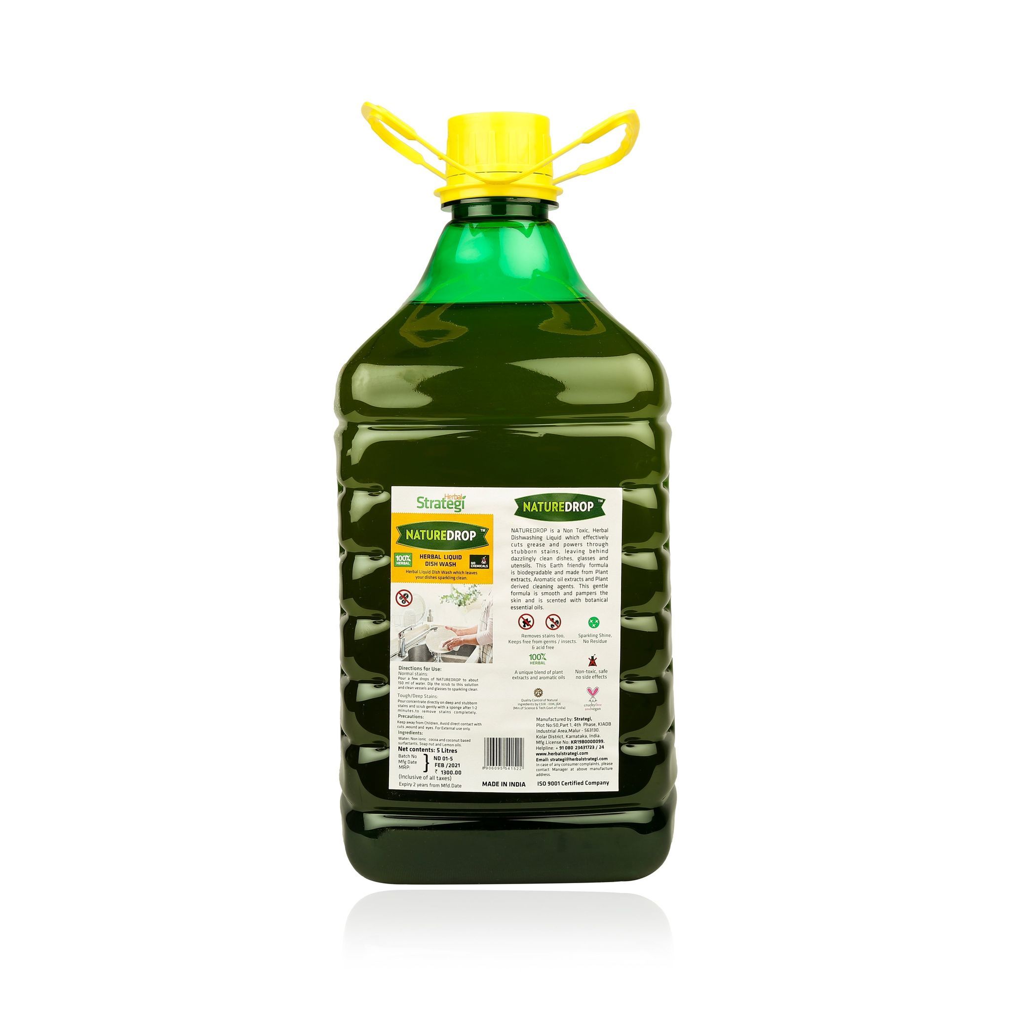 Herbal Strategi Dishwash Liquid 5L