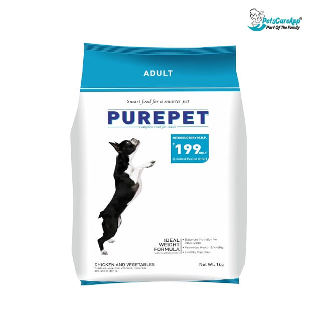 Purepet dog deals food 1kg