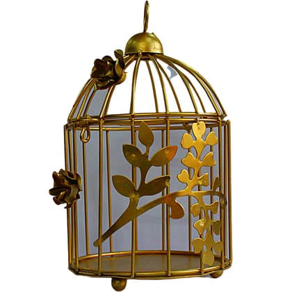 Brass gallery Brass Cage Golden Color Epoxy