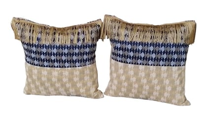 Latest Hand Made Embroidered Decorative Throw Pillowcase/Cushion Cover 18"x18" (45x45cm) Pack/Set of 2 Pcs.