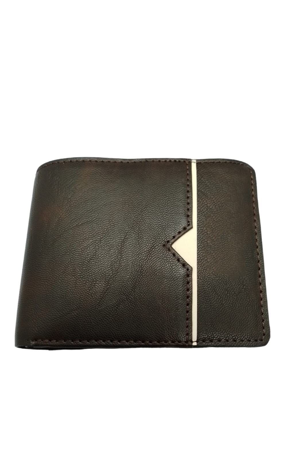 Dark Brown Wallets/Purse with Card Slots and Coins Pocket for Men. The Perfect for Valentine's Day, Father's Day, Birthday, or Anniversary.