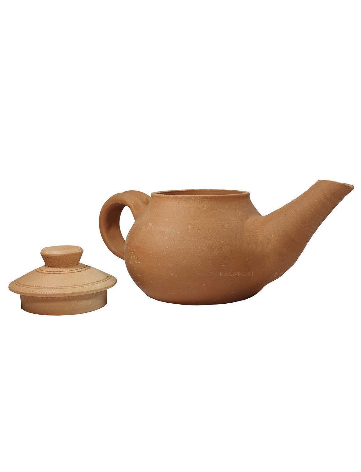 Terracotta Tea Kettle Pot - Natural