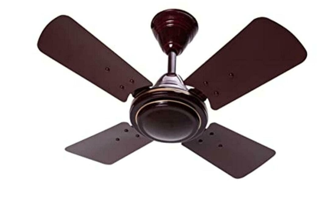 MyChetan 24 Inch (600 MM) High Speed 4 Blade Anti-Dust Ceiling Fan | Suitable for Kitchen,Veranda,Balcony,Small Room | 100% Copper Motor