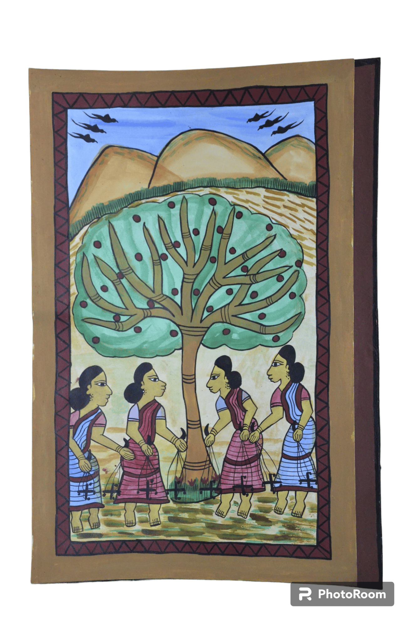 Jharcraft Paithkar Painting Natural Colour (PG00047)