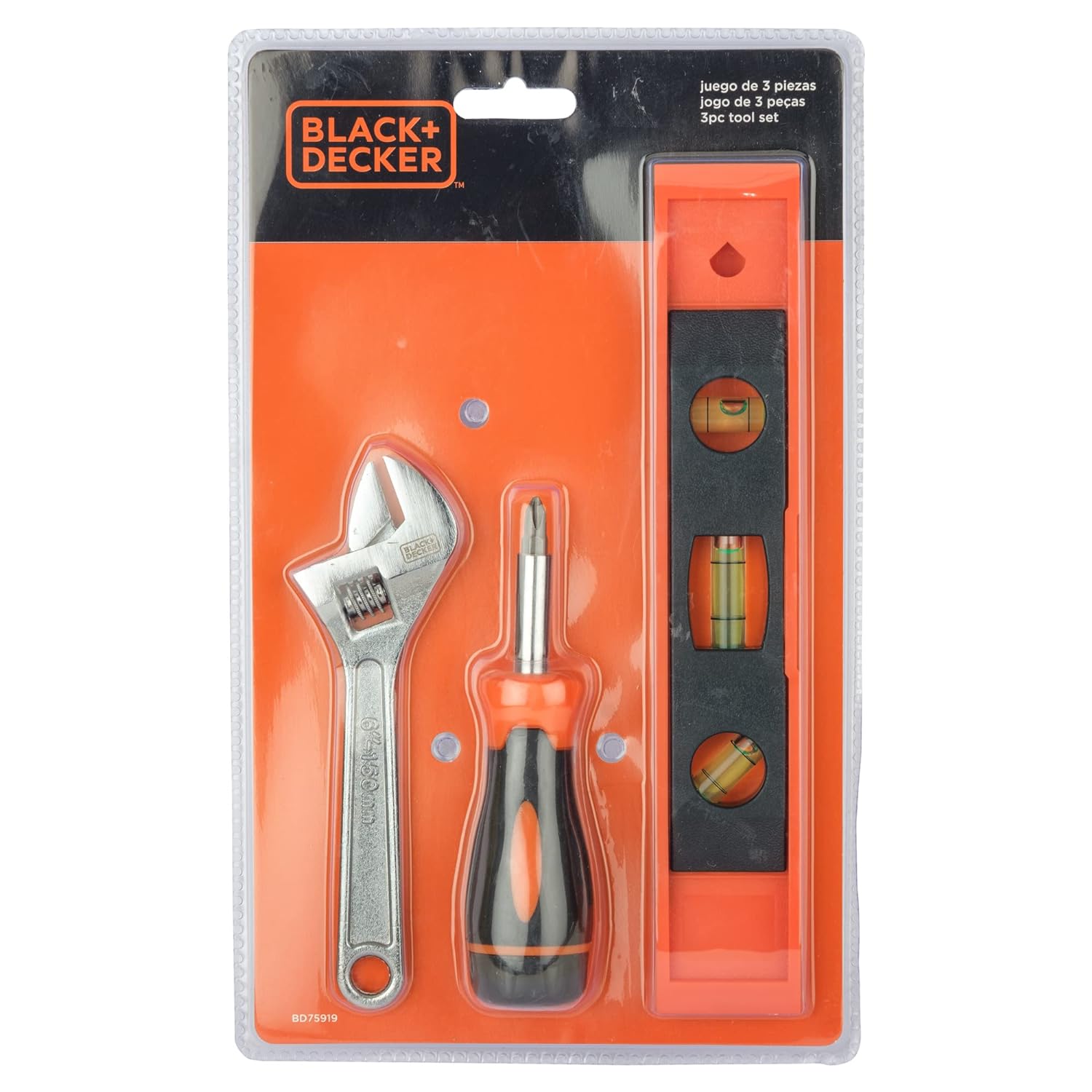 BLACK+DECKER BD75919 3 PIECES TOOLKIT