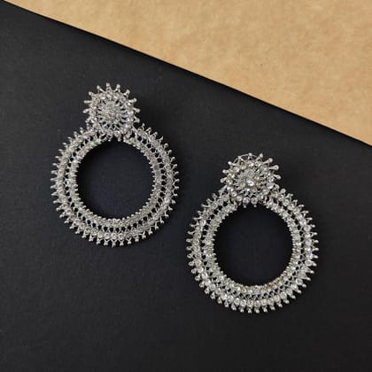 Beautiful Ad Stone Chandbali Earring For Women