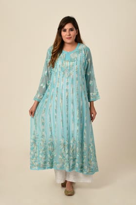 Ladies New Fashion Hand Chikankari Kurti