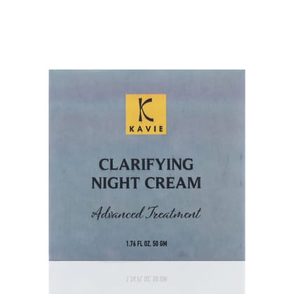 KAVIE Clarifying Night Cream – with Retinol, Ashwagandha Advanced Skincare Treatment | Dark spot | Fine lines & Wrinkles | for Men & Women