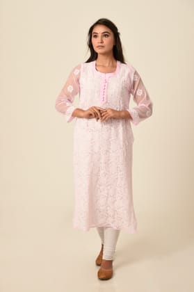 Ladies New  Fashion Hand Chikankari Kurti