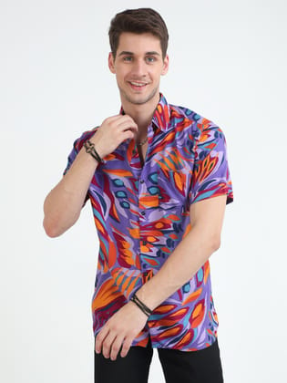 Prism Streak Half Sleeves Shirt