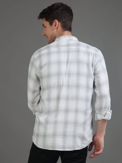 Dapper Checkpoint Full Sleeves Overshirt