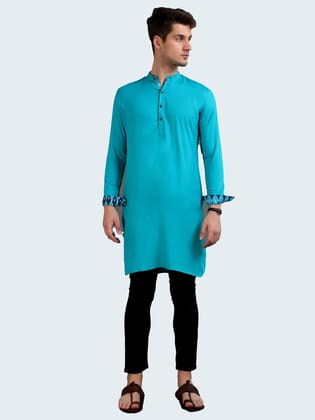 Ocean Gems Mens Long Kurta