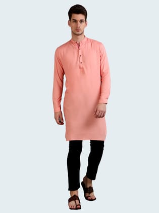 Neo-Peach Long Kurta