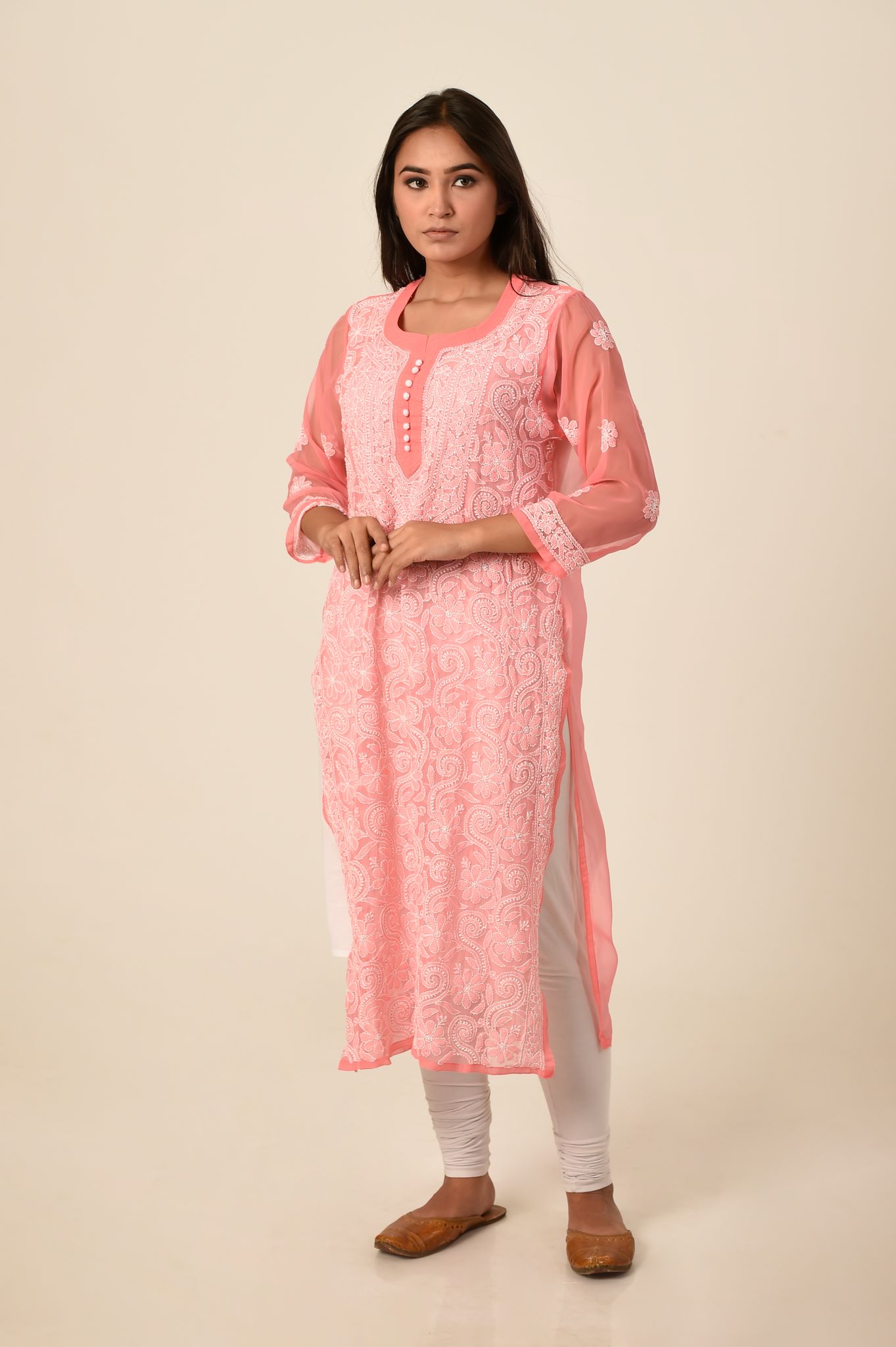 Ladies New Fashion Hand Chikankari Kurti