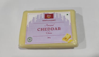 MISHTI GOURMET ARTISANAL CHEDDAR CHEESE 200G