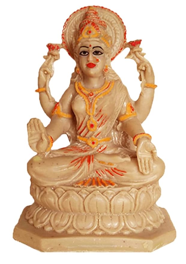 Lakshmi Ji Idol Made with Desi Cow Dung