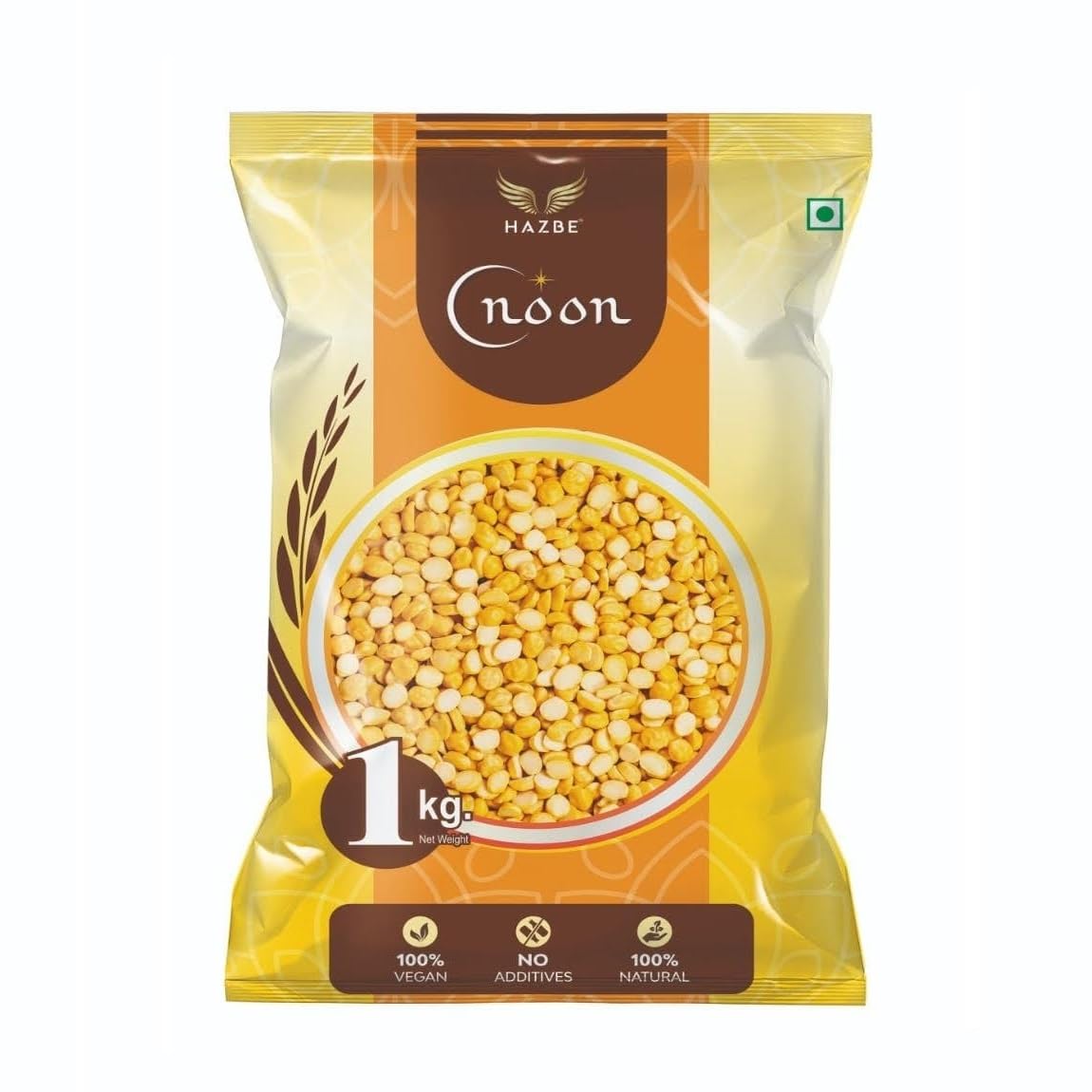 HAZBE Noon Chana Dal, Split (1 kg)