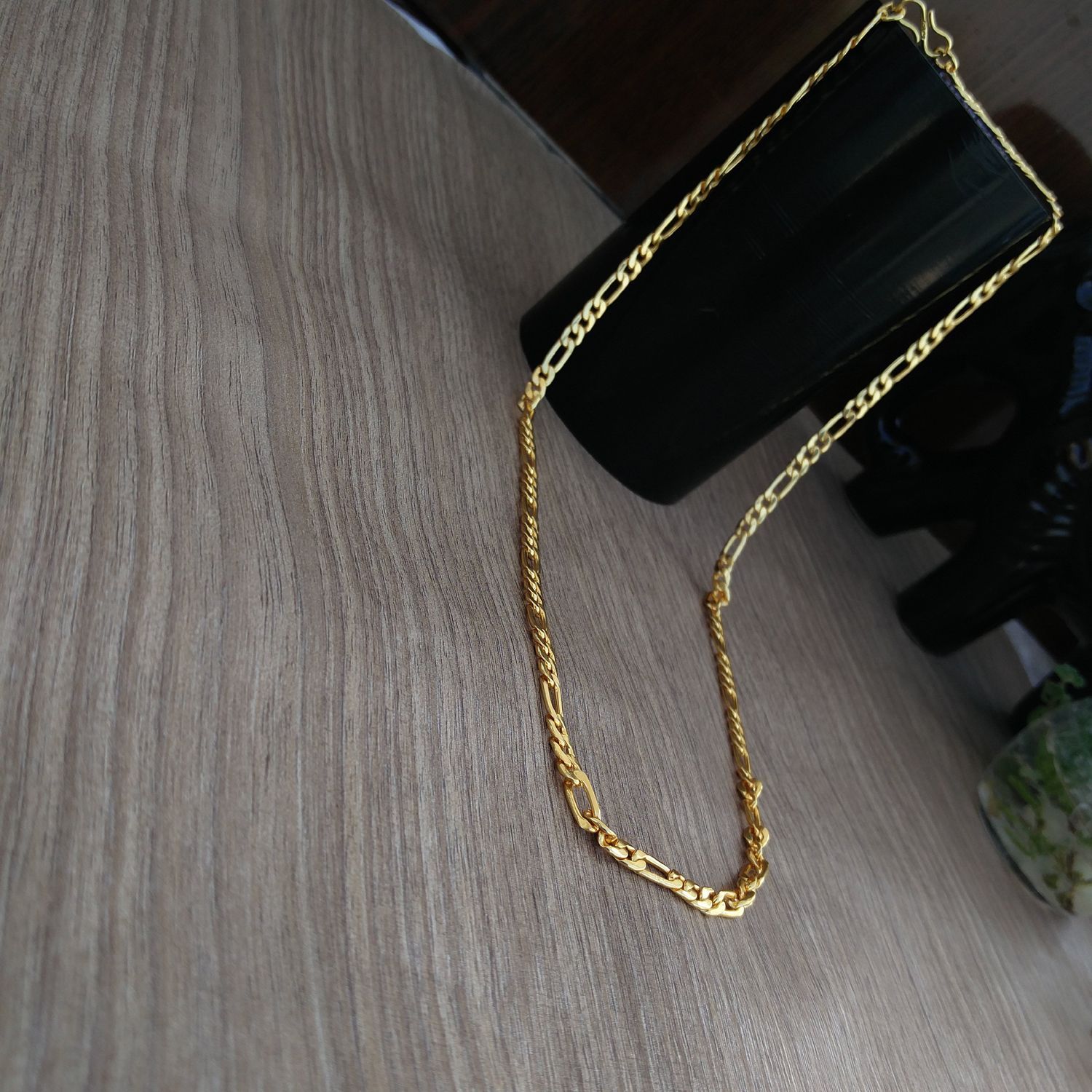 Lucky Jewellery Designer Gold Plated Link Chain Necklace for Men & Women (85-A3C-618-G22)