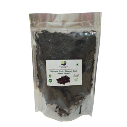 Kunjika Jadibooti Ratanjot Root - Alkanna Tinctoria -Alkanet Root 100 Gram (RAW)