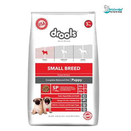 Drools Small Breed Puppy, Premium Dog Food, 3 kg