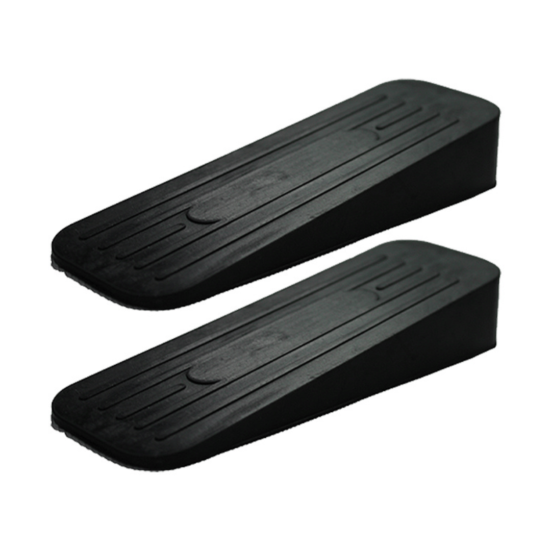 ALP Black Door Stoppers, Pack of 2