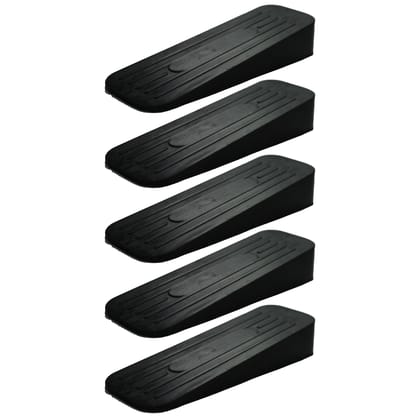 ALP Black Door Stoppers, Pack of 5